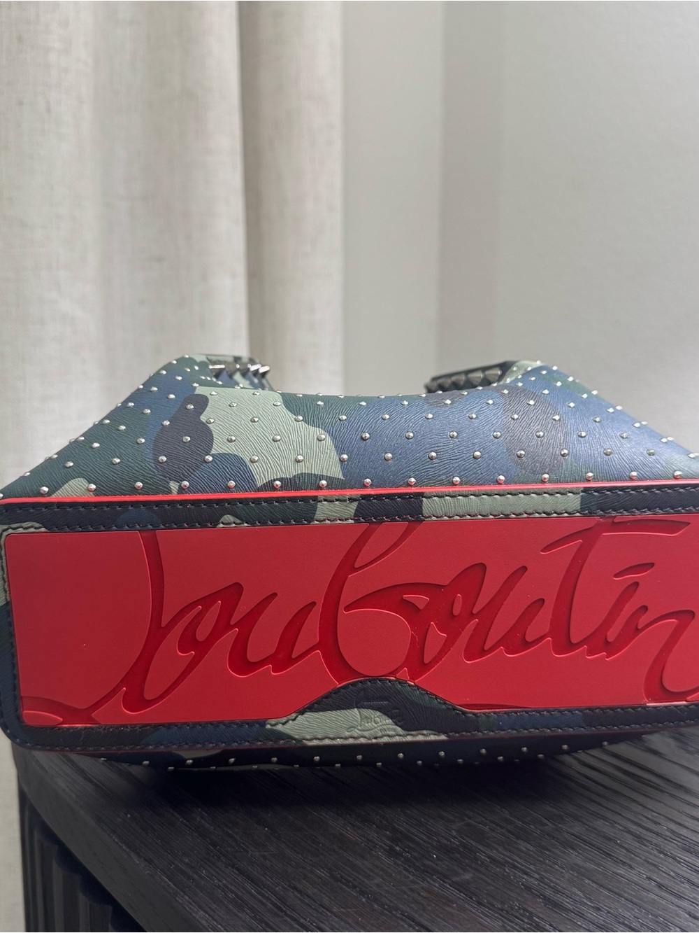 Christian Louboutin Cabarock Camo Stud Tote Bag - Picture 5 of 8